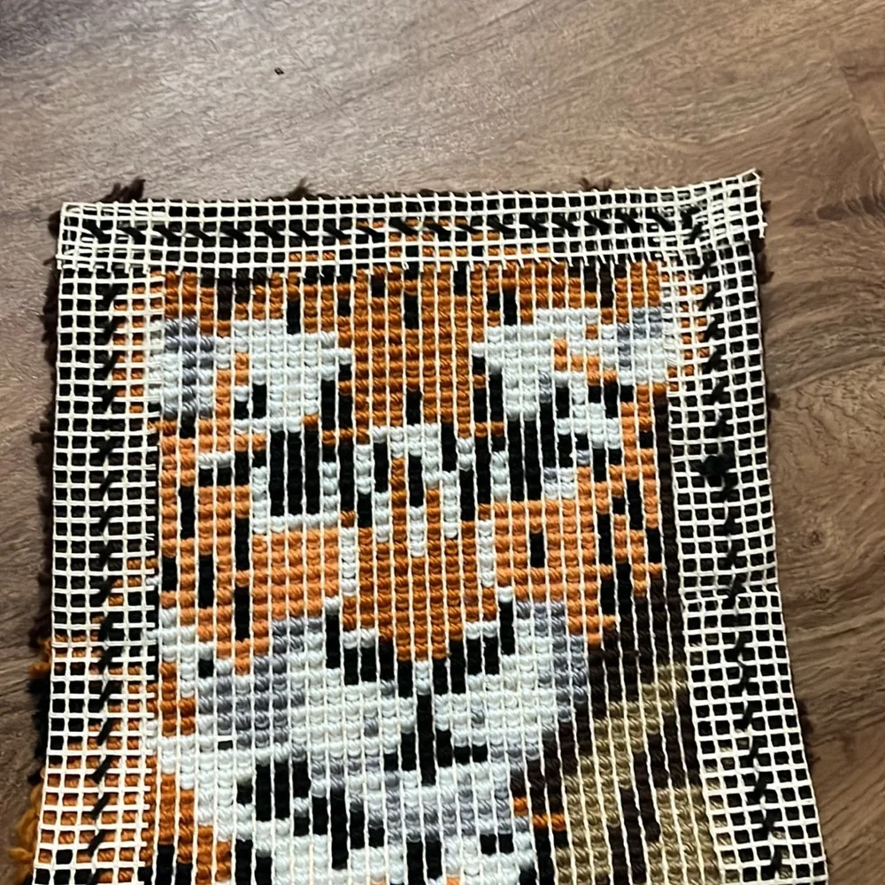 Vintage 70’s Tiger Rug Wall Hanging